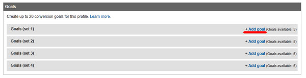 Google Analytics Conversion Tracking Step 2